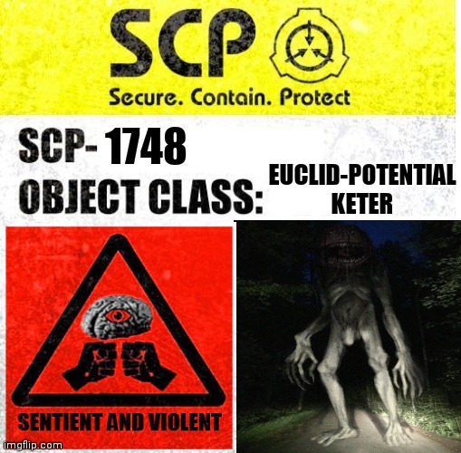 High Quality SCP 1748 Label Blank Meme Template