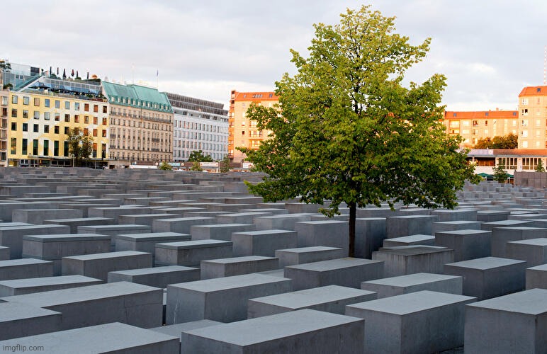 The Holocaust Memorial in Berlin (I was there and it was very creepy) | made w/ Imgflip meme maker