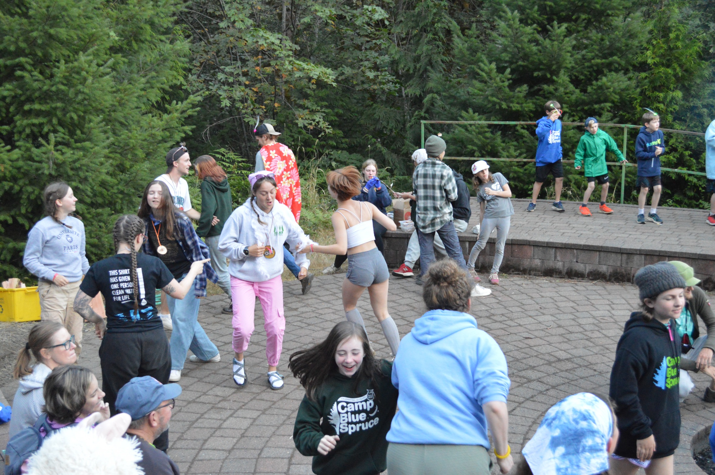 High Quality Campfire dance Blank Meme Template