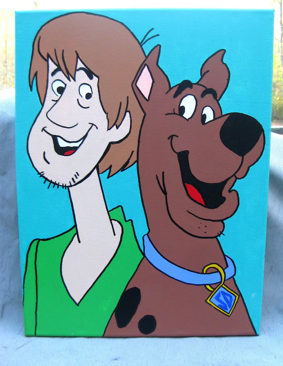 High Quality Shaggy and Scooby Blank Meme Template