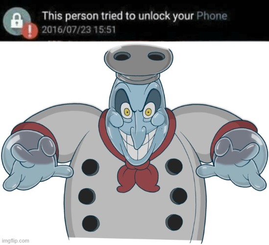image tagged in this person tried to unlock your phone,saltbaker | made w/ Imgflip meme maker