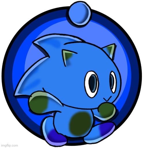 run/run chao :3 | image tagged in blue chao | made w/ Imgflip meme maker