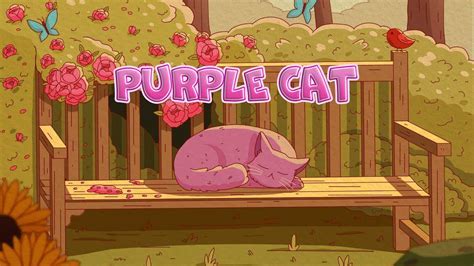 High Quality Purple cat (: Blank Meme Template