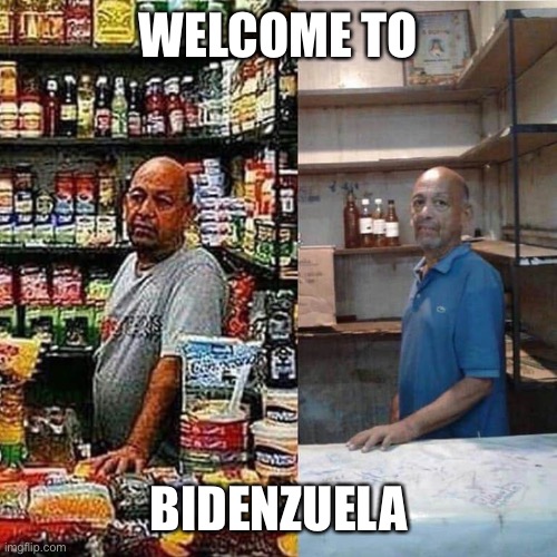 venezuela market | WELCOME TO BIDENZUELA | image tagged in venezuela market | made w/ Imgflip meme maker