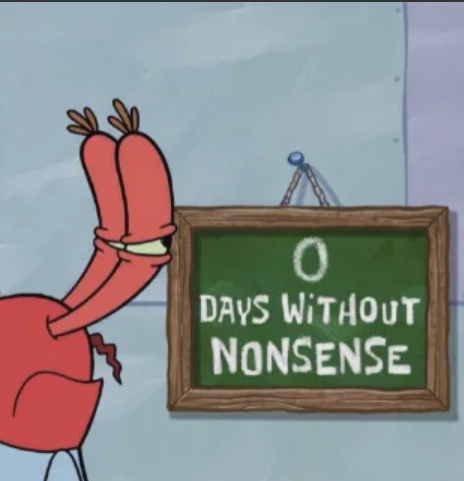 High Quality 0 days without nonsense Blank Meme Template