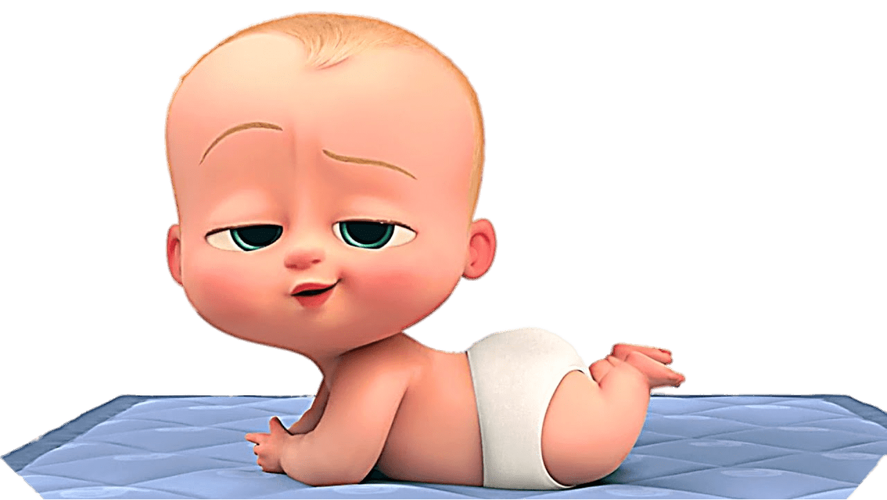 High Quality Boss Baby in Diaper Blank Meme Template