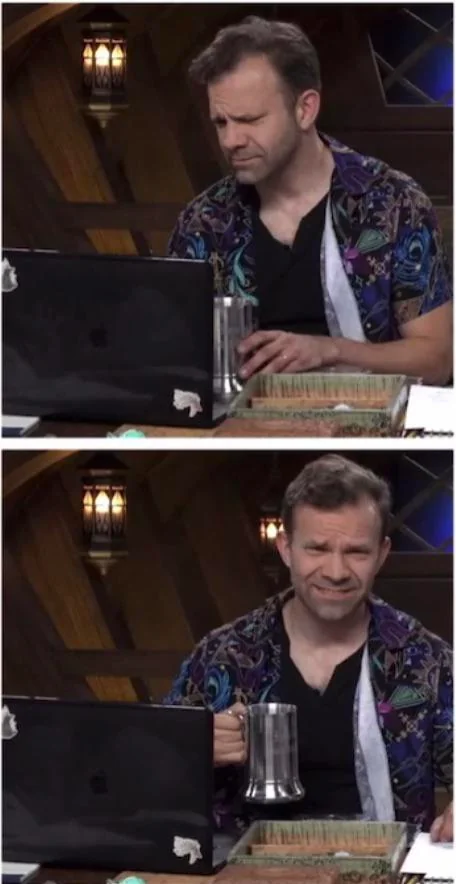 High Quality Critical Role Hide the Pain Liam Blank Meme Template