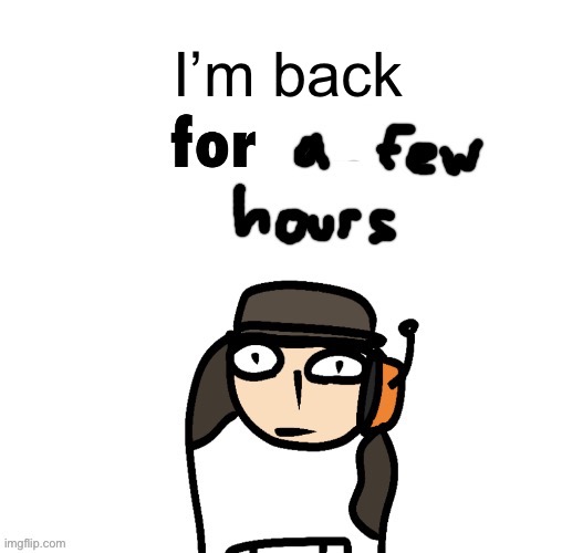 Hi chat! Whut happened? | I’m back | image tagged in nuggets gn temp | made w/ Imgflip meme maker