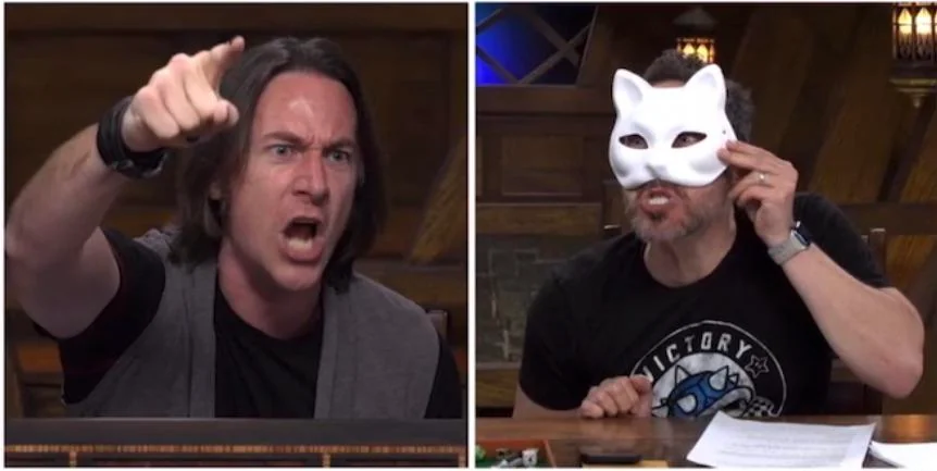 Critical Role Man Yelling at Cat Blank Meme Template