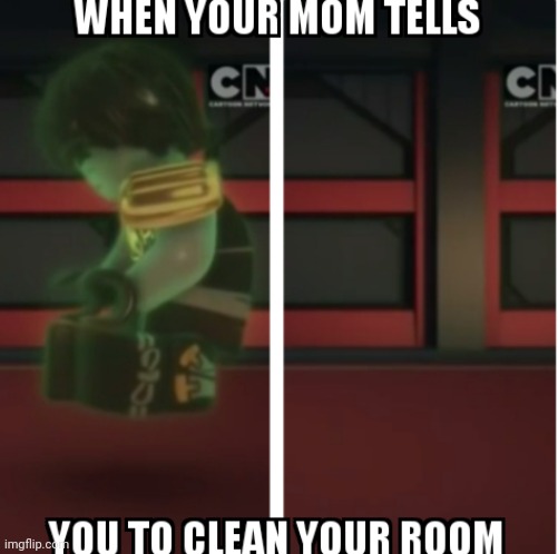 Disappear | image tagged in ninjago | made w/ Imgflip meme maker