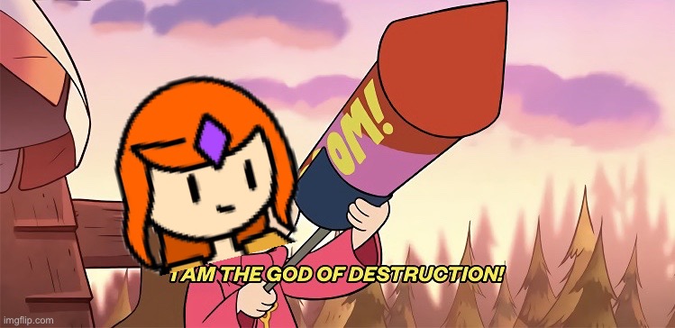 I am the god of destruction | image tagged in i am the god of destruction | made w/ Imgflip meme maker