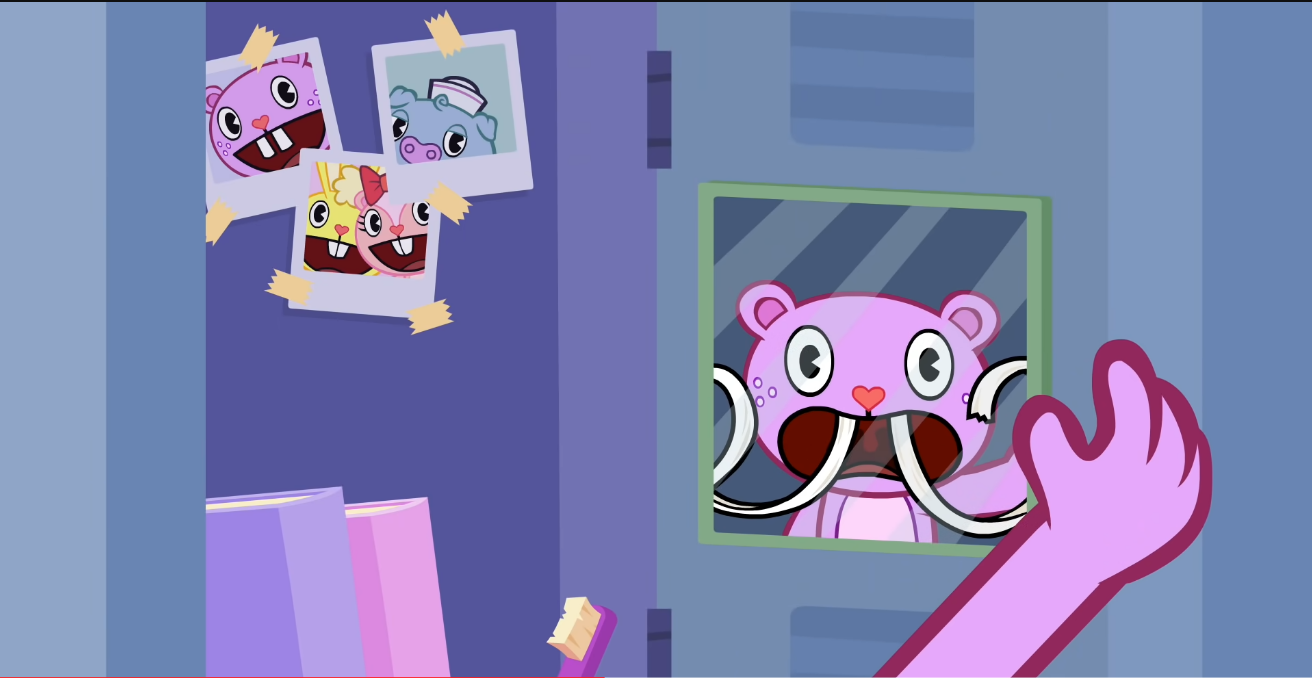 High Quality Happy Tree Friends: Still Alive - An Inconvenient Tooth Blank Meme Template