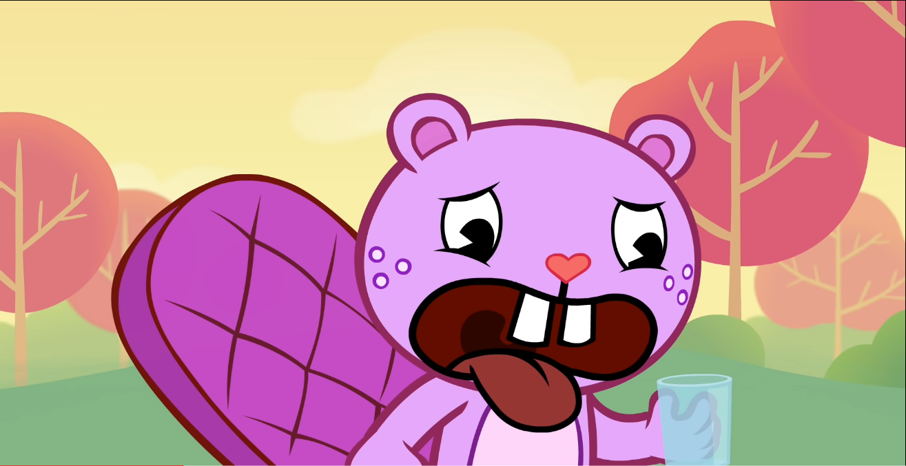 High Quality Happy Tree Friends: Still Alive - An Inconvenient Tooth Blank Meme Template