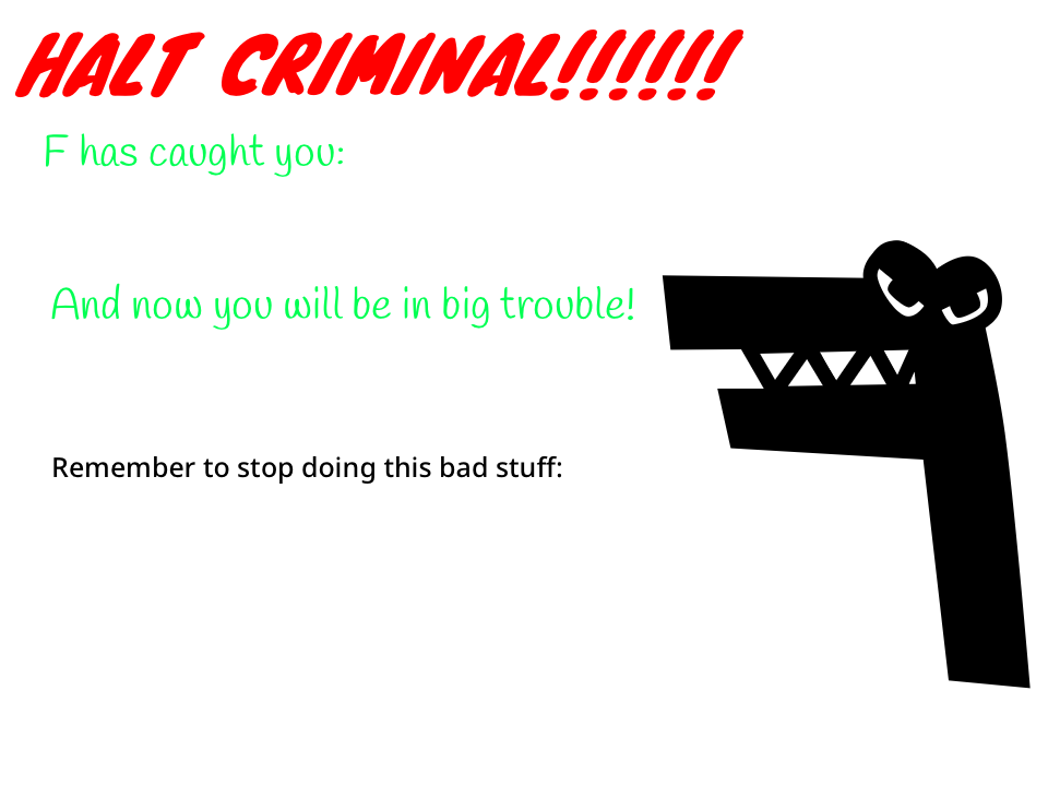 New halt criminal template Blank Meme Template