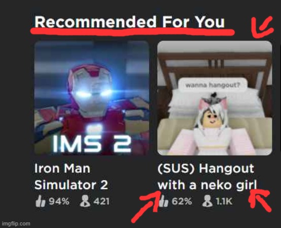 why is this recommended | image tagged in roblox,memes,funny | made w/ Imgflip meme maker
