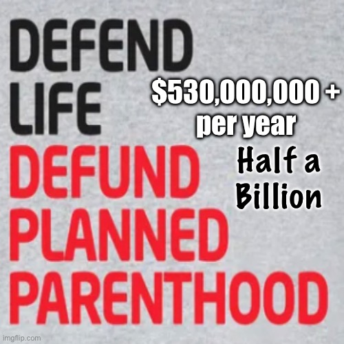 More than half a Billion dollars, per year | $530,000,000 +
per year; Half a
Billion | image tagged in memes,tax dollars to kill,life n death | made w/ Imgflip meme maker