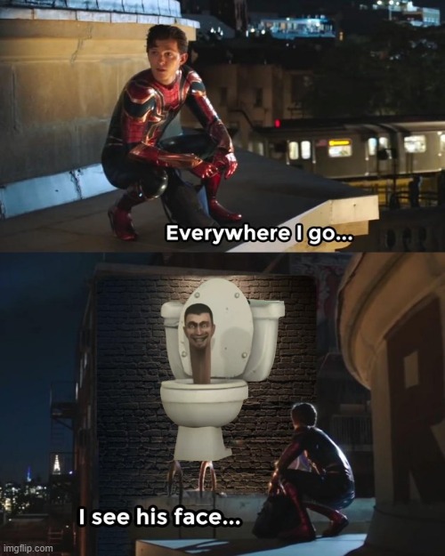 It's getting a little annoying | image tagged in everywhere i go i see his face,memes,skibidi toilet | made w/ Imgflip meme maker