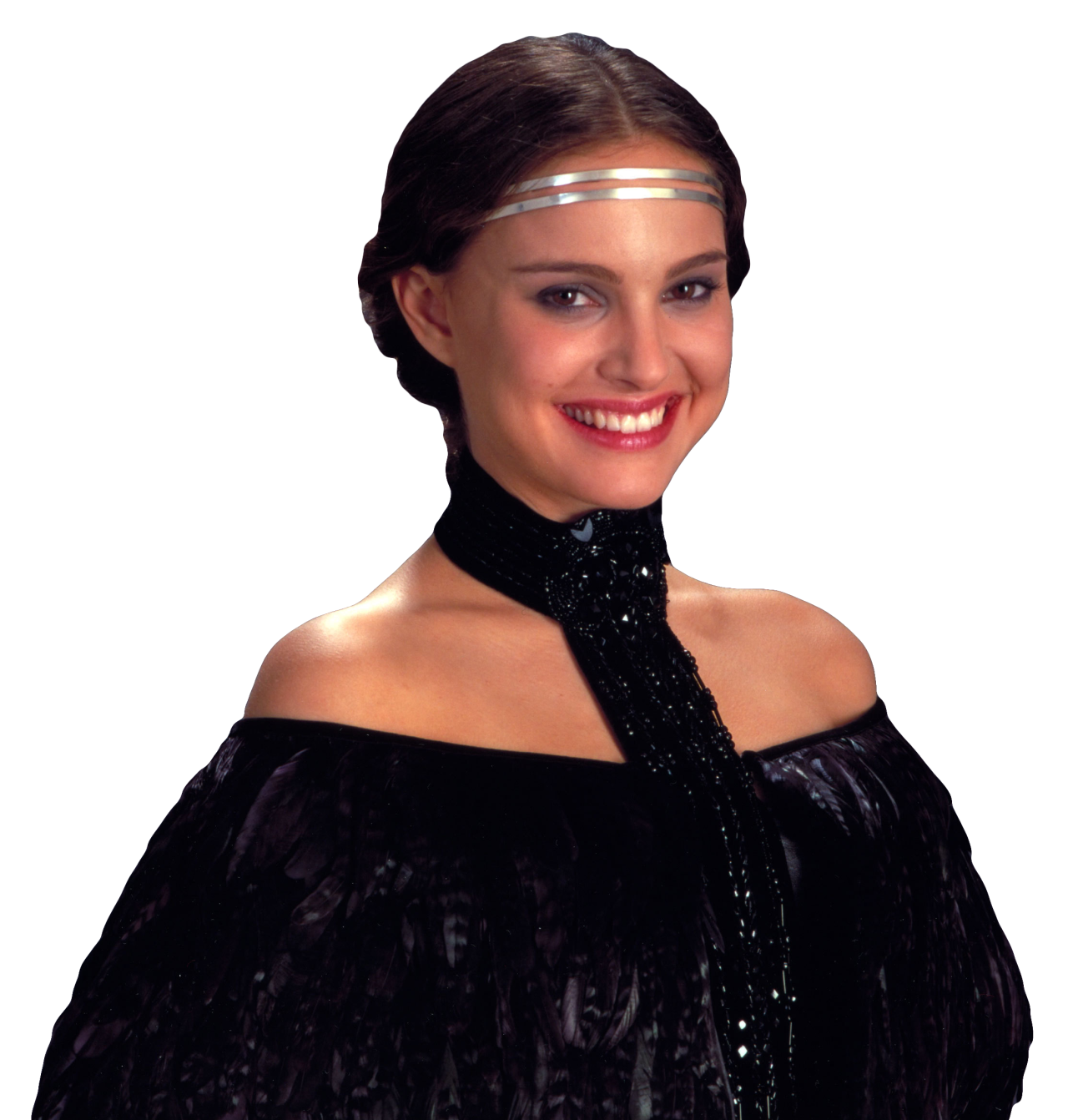 High Quality Padme to mid chest transparent Blank Meme Template