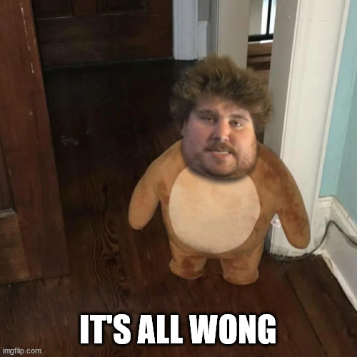 Mini wongl | IT'S ALL WONG | image tagged in mini wongl | made w/ Imgflip meme maker