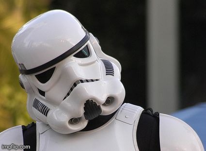 Confused stormtrooper | image tagged in confused stormtrooper | made w/ Imgflip meme maker