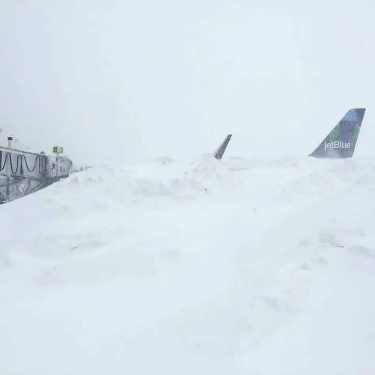 Airplane Covered in Snow Blank Meme Template