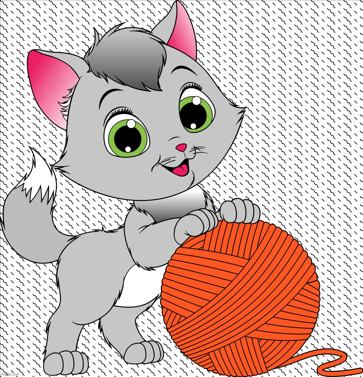 "My first time using gradients on my art, Here's some adorable cat" | image tagged in cat,art | made w/ Imgflip meme maker