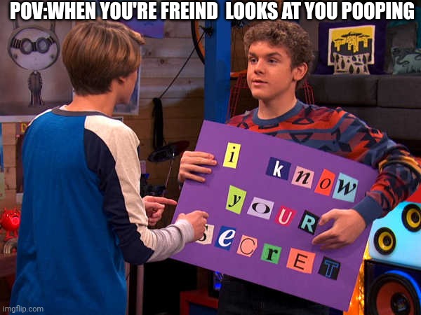 Henry Danger | POV:WHEN YOU'RE FREIND  LOOKS AT YOU POOPING | image tagged in henry danger | made w/ Imgflip meme maker