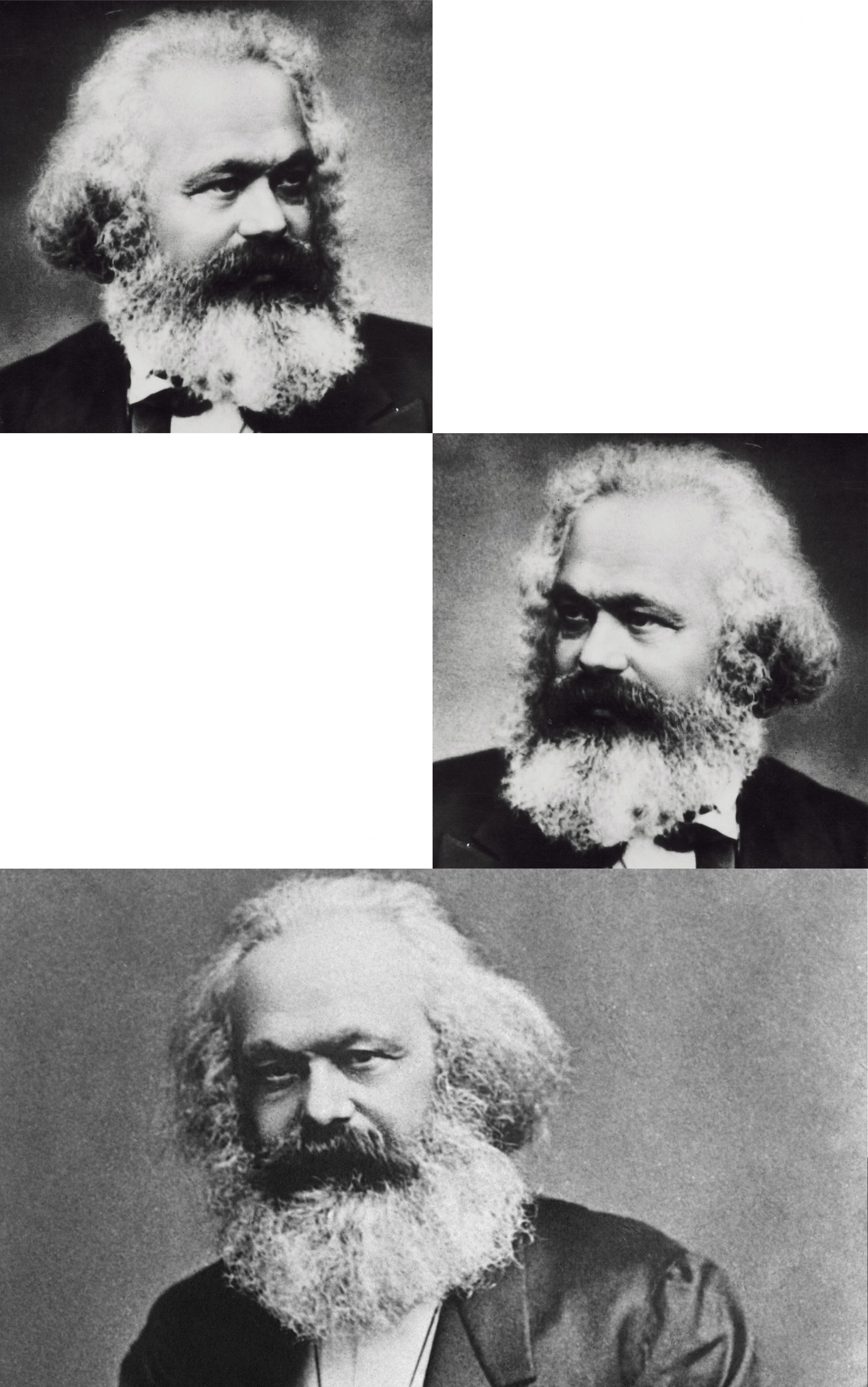 Karl Marx Left Right Blank Meme Template
