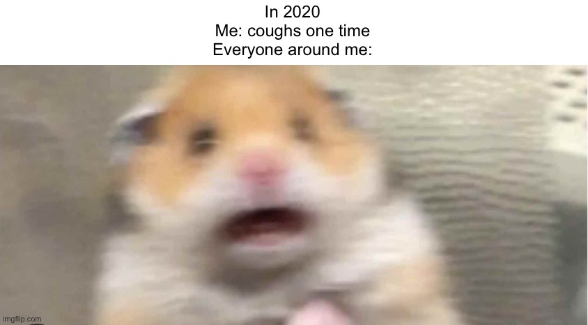 BRUH | In 2020
Me: coughs one time
Everyone around me: | image tagged in memes,2020,cough | made w/ Imgflip meme maker