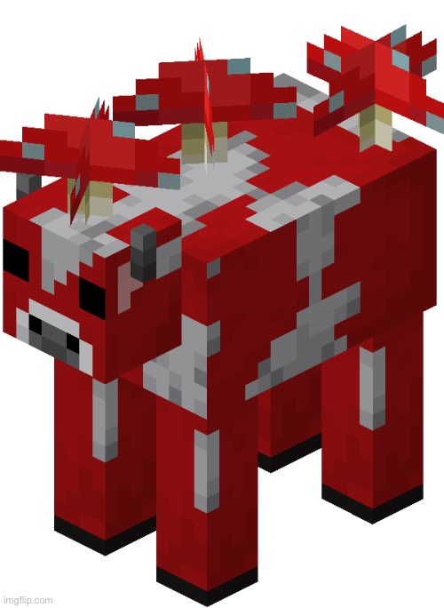 Minecraft mooshroom | image tagged in minecraft mooshroom | made w/ Imgflip meme maker