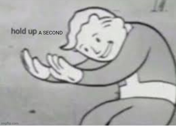 Hol up | A SECOND | image tagged in hol up | made w/ Imgflip meme maker