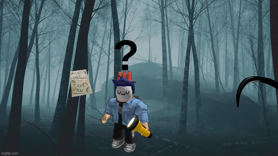 Blook plays Slenderman.mp3 | made w/ Imgflip meme maker