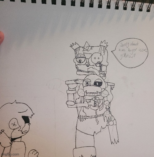 If opal was in ruin real | image tagged in fnaf | made w/ Imgflip meme maker