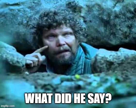 WHAT DID HE SAY? | made w/ Imgflip meme maker