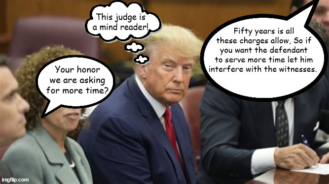 Trump arraigned for a 3rd time | This judge is a mind reader! | image tagged in trump aressted,felon,jack smith,maga,prison,justice | made w/ Imgflip meme maker