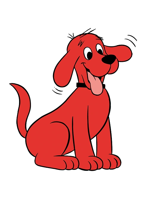 Clifford the Big Red Dog Blank Meme Template
