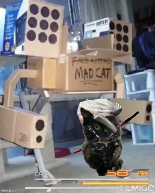 ok this is unrelated but… Metal Gear Rising but awesome | made w/ Imgflip meme maker