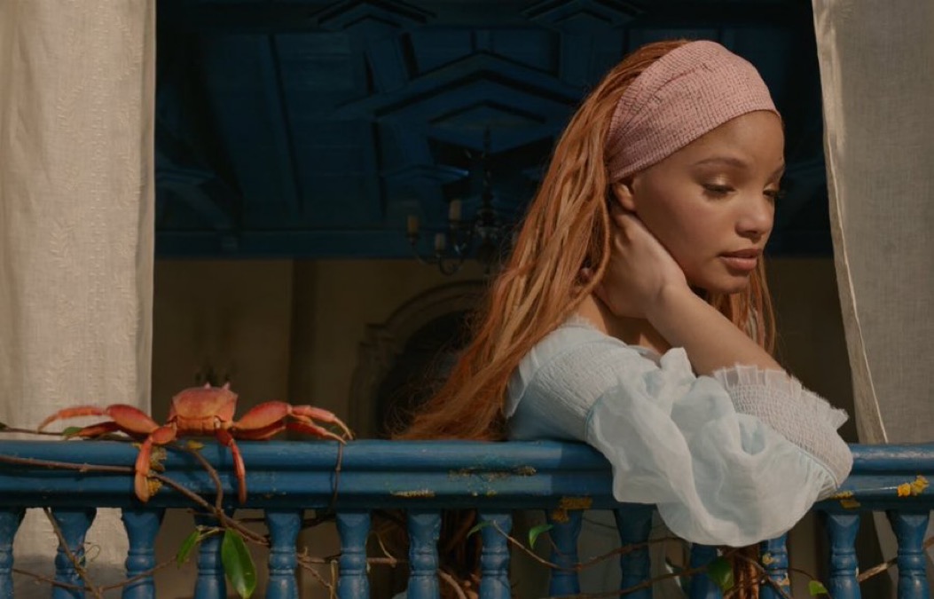 Halle Bailey The Little Mermaid Sebastian Blank Meme Template