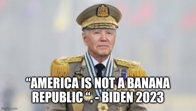 It’s hit the fan | “AMERICA IS NOT A BANANA REPUBLIC “. - BIDEN 2023 | image tagged in xi joe,memes,funny,gifs | made w/ Imgflip meme maker