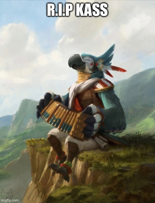 Kass memorial | R.I.P KASS | image tagged in botw | made w/ Imgflip meme maker