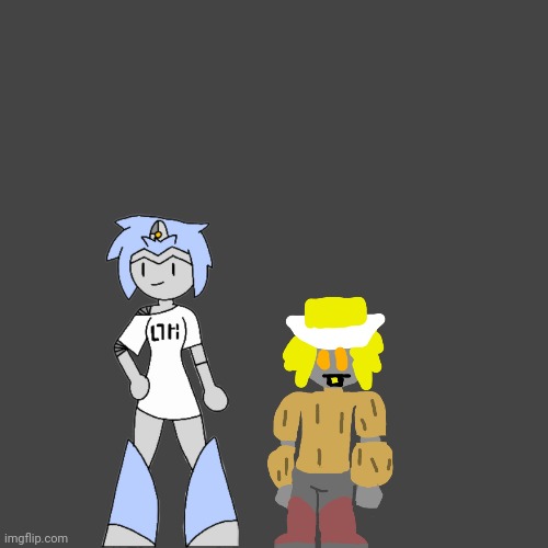 This is a size comparison to show how smol Robo-Ove is | made w/ Imgflip meme maker