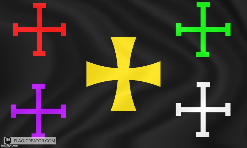 Crusader_Federation has a flag | image tagged in crusader_federation flag | made w/ Imgflip meme maker