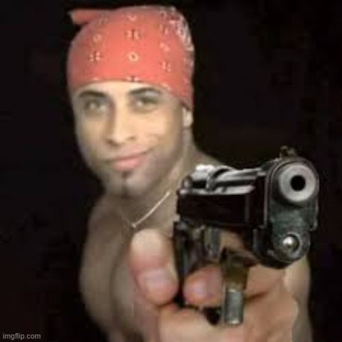 Ricardo pointing gun | image tagged in ricardo pointing gun | made w/ Imgflip meme maker