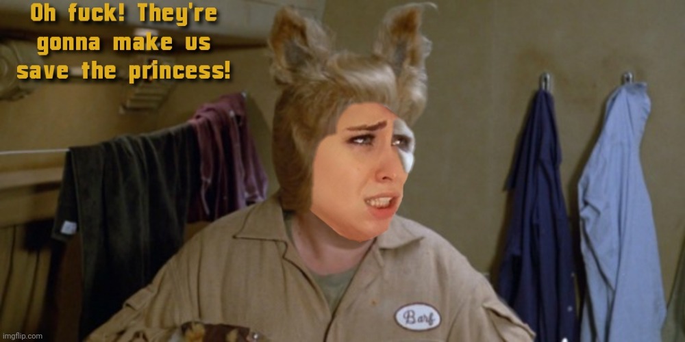 I don't have a title so this is my title | image tagged in spaceballs,riley reid,barf,mog | made w/ Imgflip meme maker