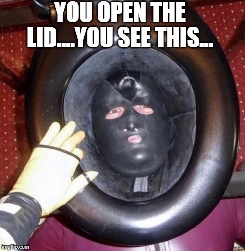 Look at That | YOU OPEN THE LID....YOU SEE THIS... | image tagged in can't unsee | made w/ Imgflip meme maker