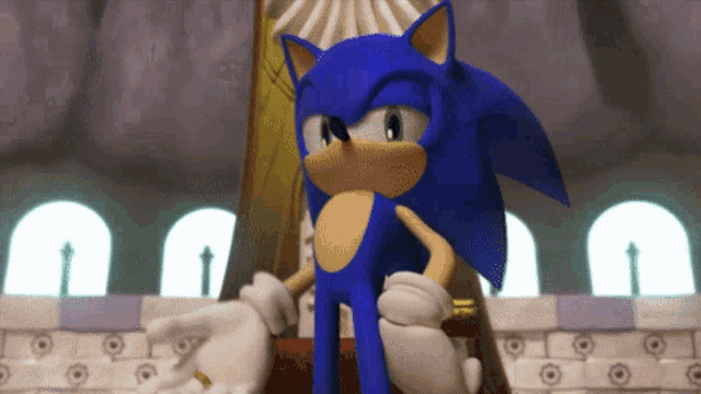 High Quality sonic smh Blank Meme Template