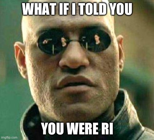 What if i told you | WHAT IF I TOLD YOU YOU WERE RIGHT | image tagged in what if i told you | made w/ Imgflip meme maker