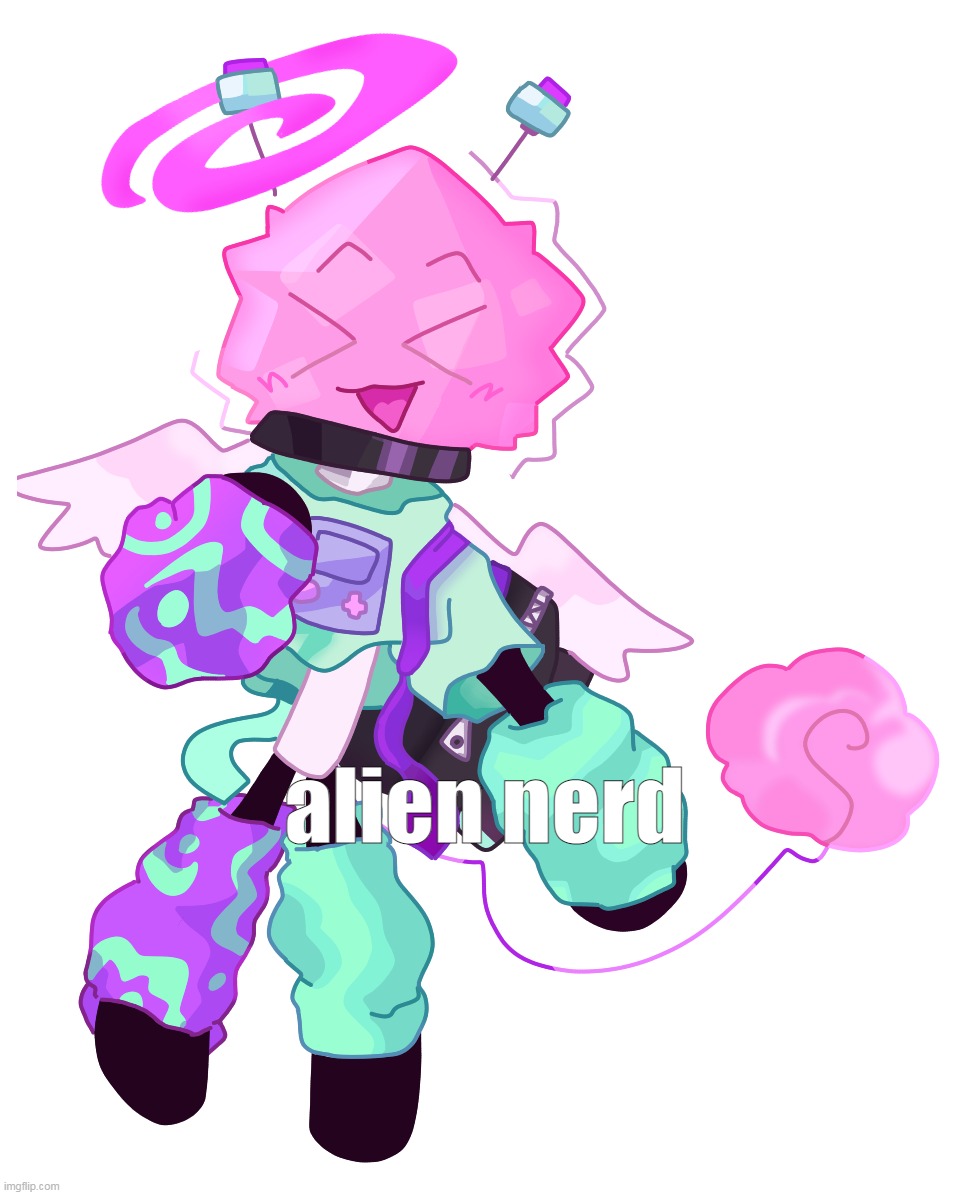 alien nerd | made w/ Imgflip meme maker