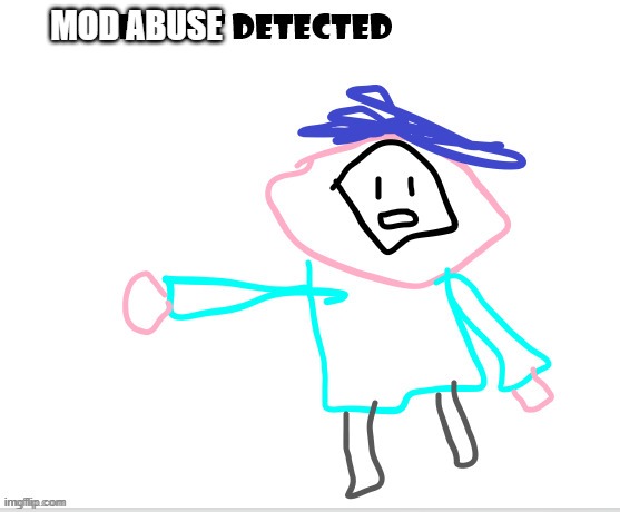 @Sitemods | MOD ABUSE | image tagged in butthurt detected | made w/ Imgflip meme maker