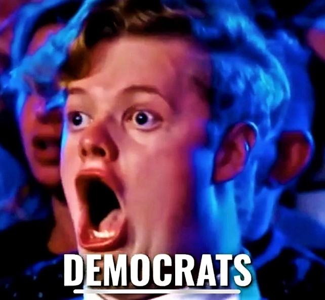 High Quality shocked democrat voters alive Blank Meme Template